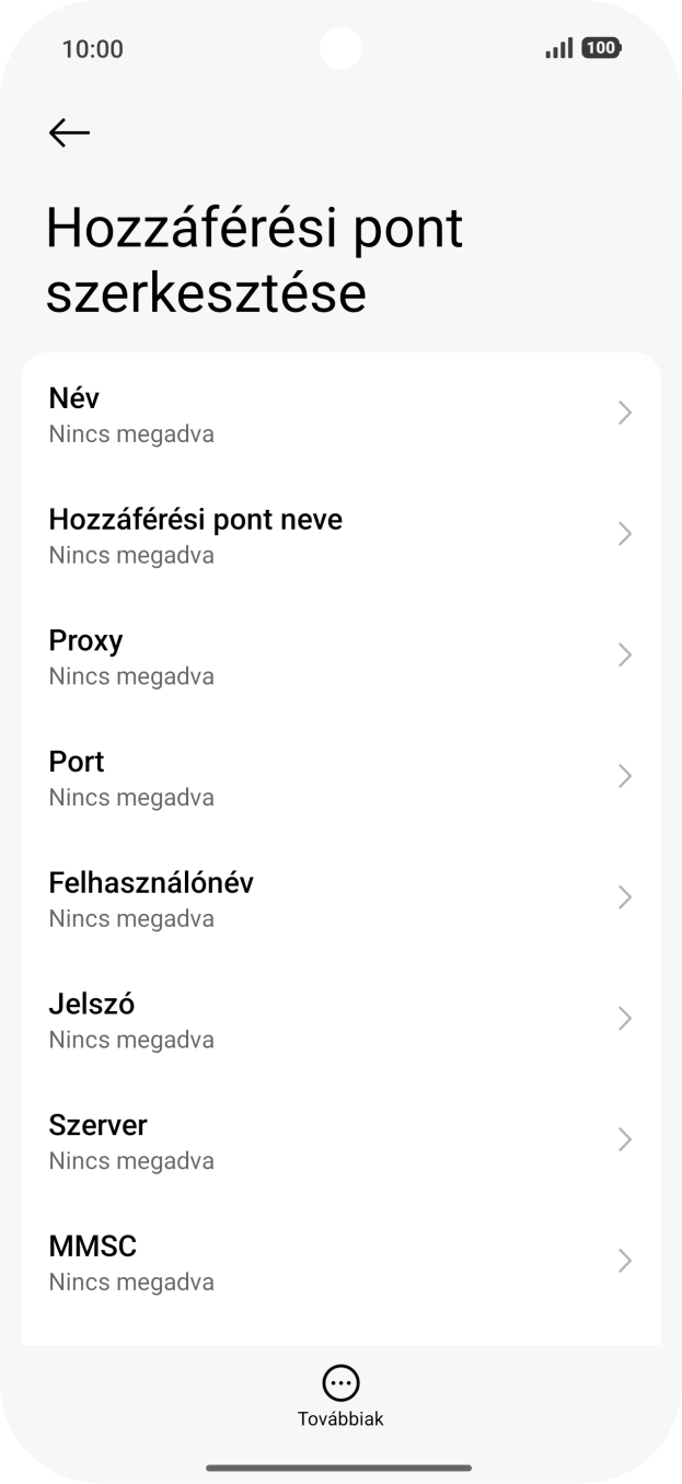 Válaszd a Név lehetőséget.