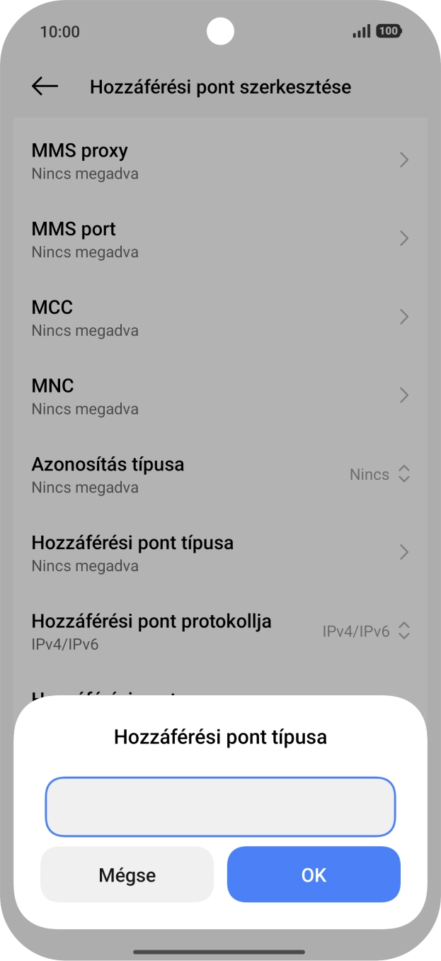 Írd be azt, hogy default, és válaszd az OK lehetőséget.