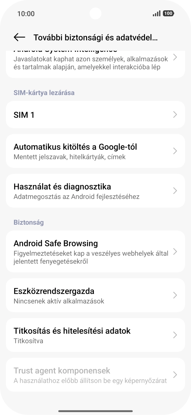 Válaszd a SIM-kártya nevét.