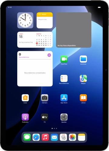 Imagen 1: Vista frontal del Apple iPad Air M3 Wifi 11 2025 - DarkGray
