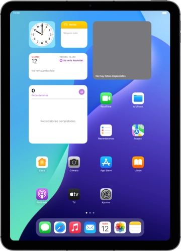 Imagen 1: Vista frontal del Apple iPad Wifi 11 2025 - Silver