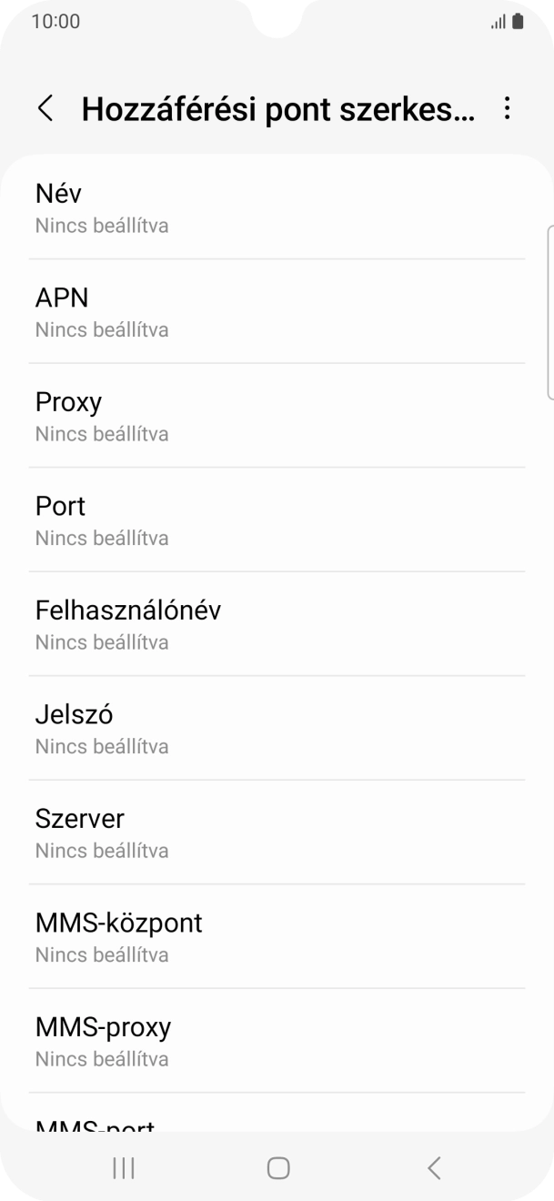 Válaszd a Név lehetőséget.