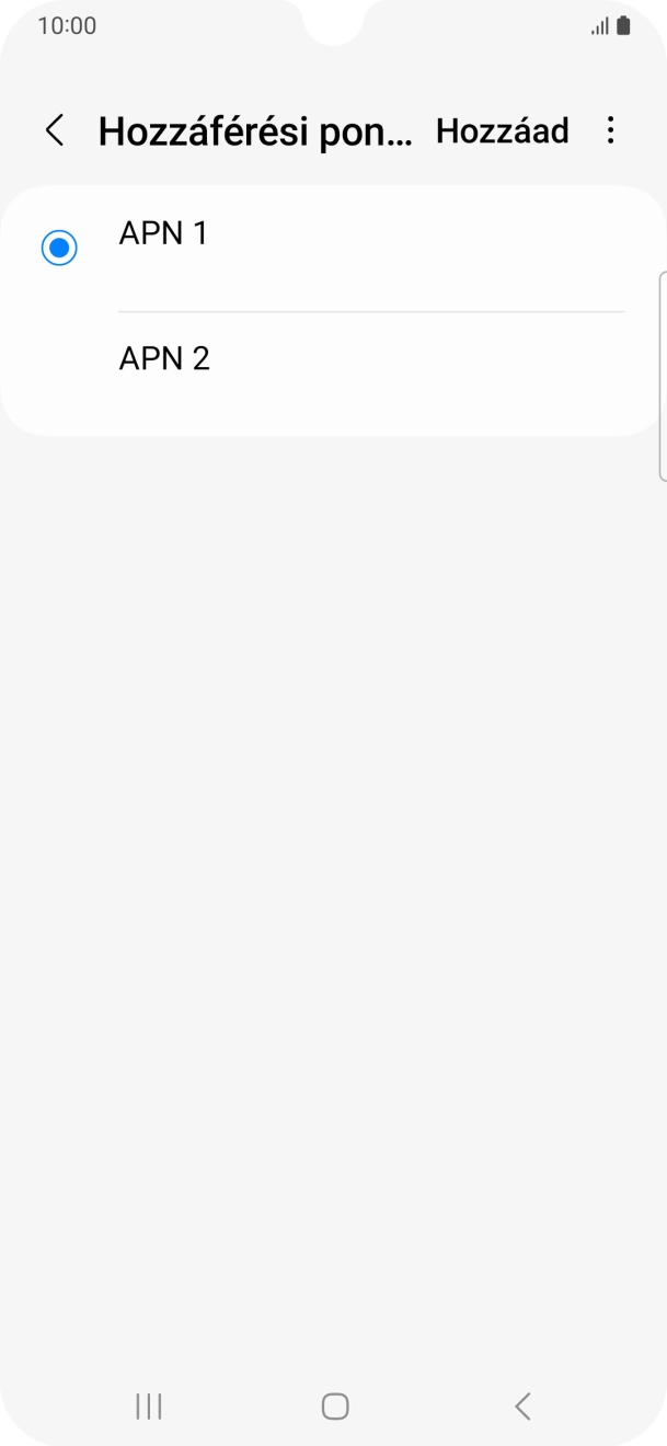 A befejezéshez, és ahhoz, hogy visszatérhess a főképernyőhöz, nyomd meg a főgombot.