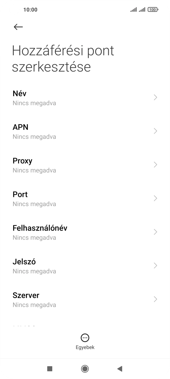 Válaszd a Név lehetőséget.