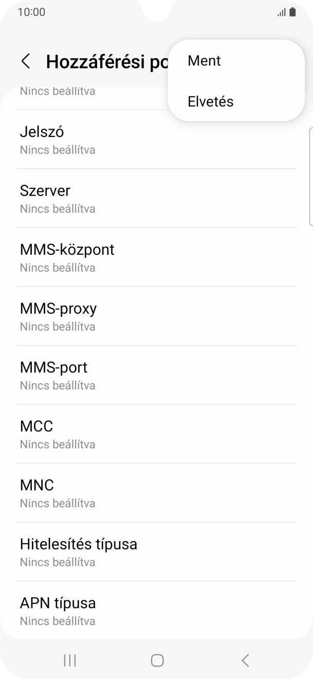 Válaszd a Ment lehetőséget.