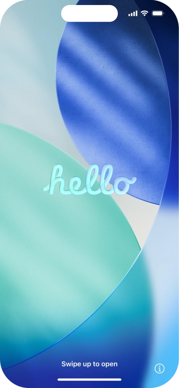 Slide your finger upwards starting from the bottom of the screen. Slide your finger upwards starting from the bottom of the screen.