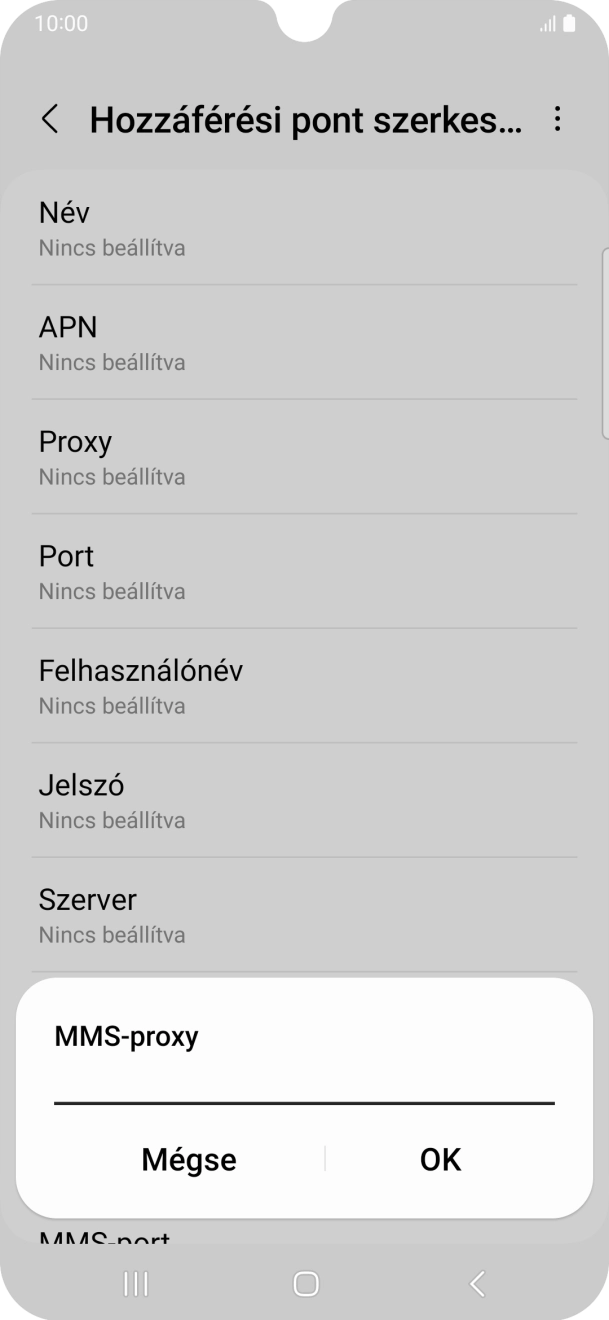 Írd be azt, hogy 80.244.097.002, és válaszd az OK lehetőséget.