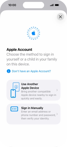Press Sign in Manually. Press Sign in Manually.