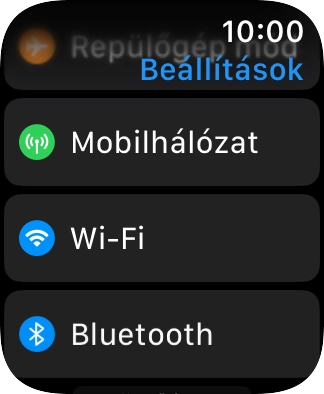 Válaszd a Bluetooth lehetőséget.