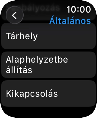 Válaszd az Alaphelyzetbe állítás lehetőséget. Válaszd az Alaphelyzetbe állítás lehetőséget.