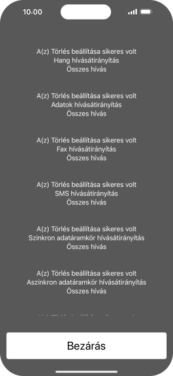 Válaszd a Bezárás lehetőséget.