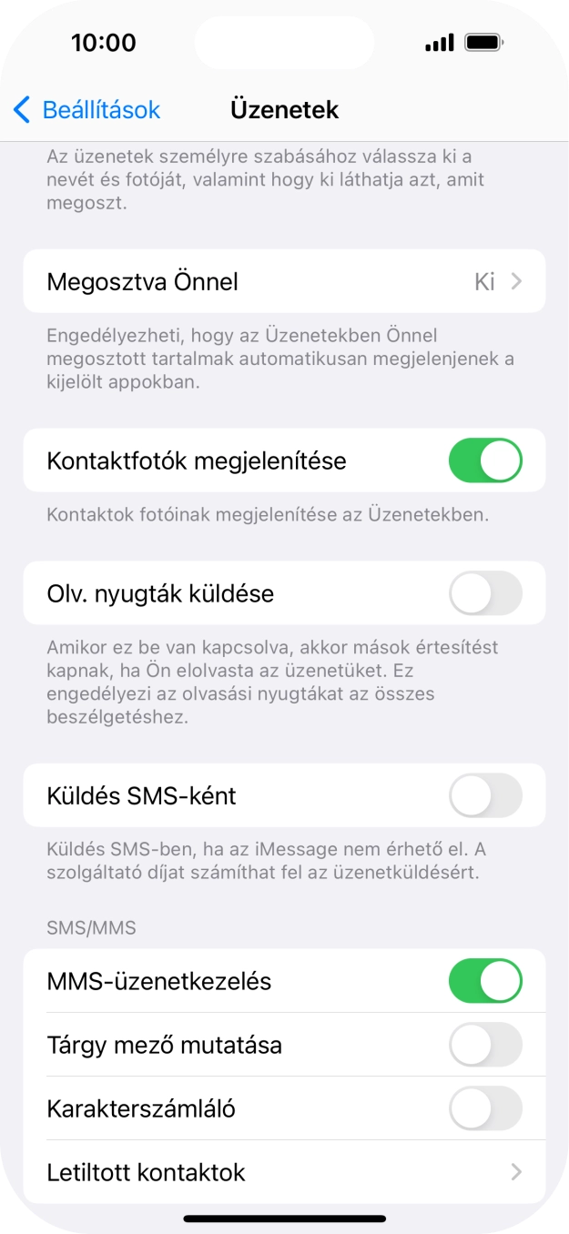 Húzd az ujjad felfelé a kijelző aljáról, hogy visszatérj a kezdőképernyőhöz.
