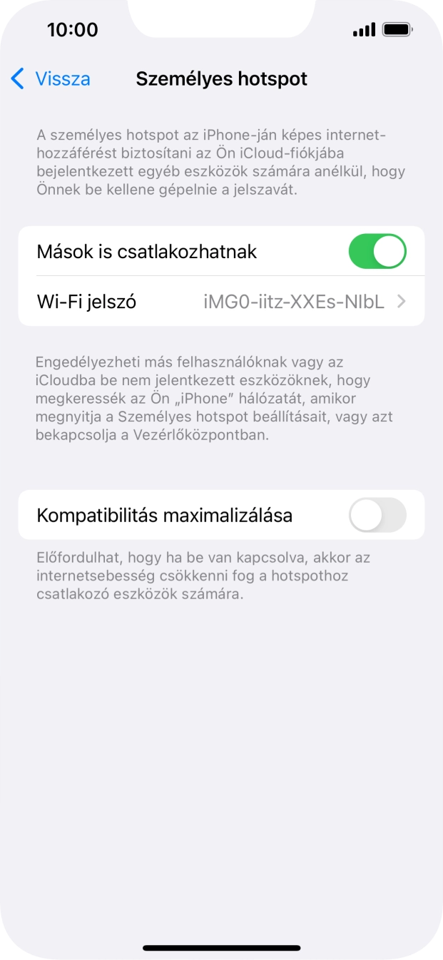 Húzd az ujjad felfelé a kijelző aljáról, hogy visszatérj a kezdőképernyőhöz.