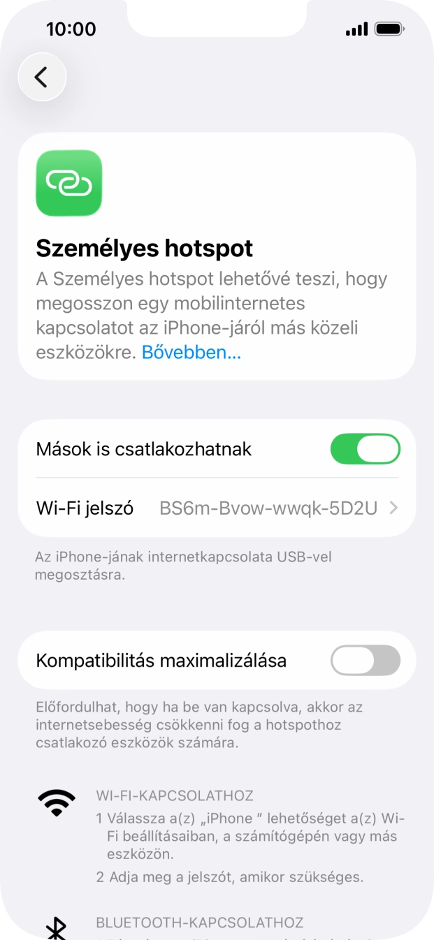 Húzd az ujjad felfelé a kijelző aljáról, hogy visszatérj a kezdőképernyőhöz.