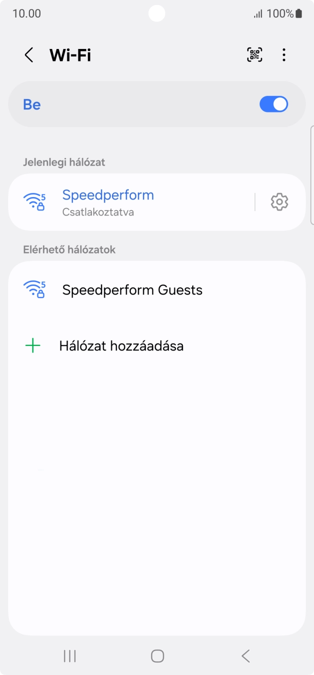 A befejezéshez, és ahhoz, hogy visszatérhess a főképernyőhöz, nyomd meg a főgombot.