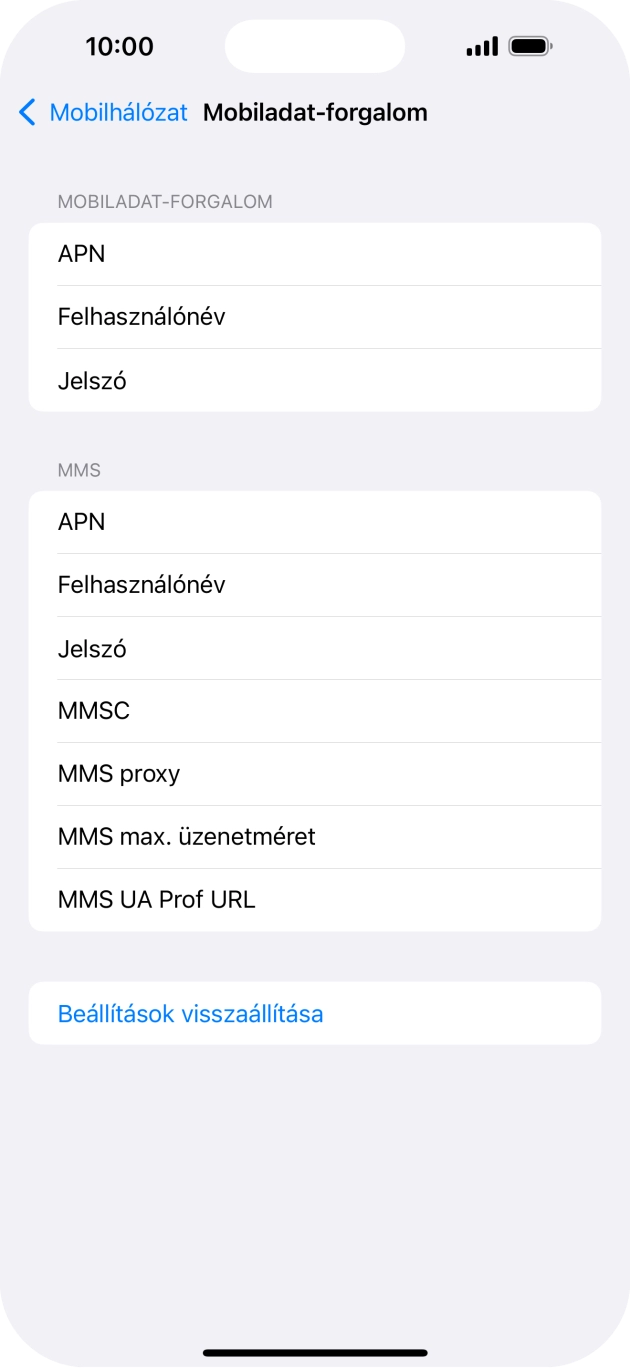 Válaszd az APN lehetőséget. Amennyiben előfizetésed van, írd be azt, hogy internet. Válaszd az APN lehetőséget. Amennyiben előfizetésed van, írd be azt, hogy internet.