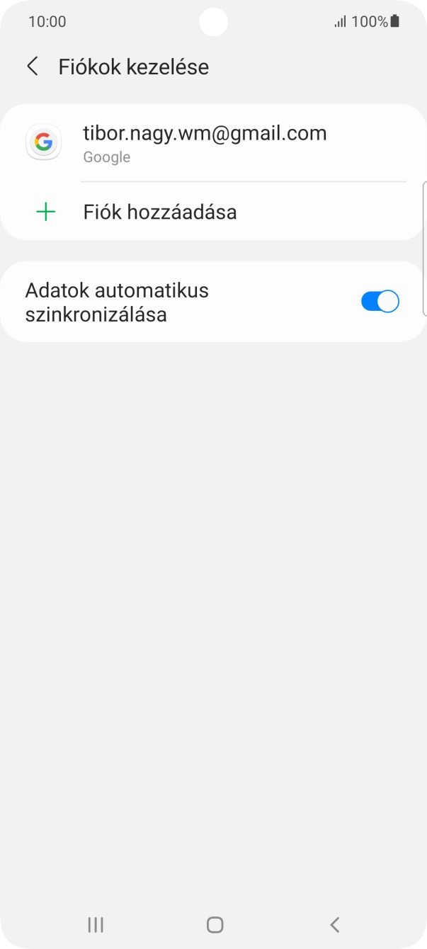 A befejezéshez, és ahhoz, hogy visszatérhess a főképernyőhöz, nyomd meg a főgombot.