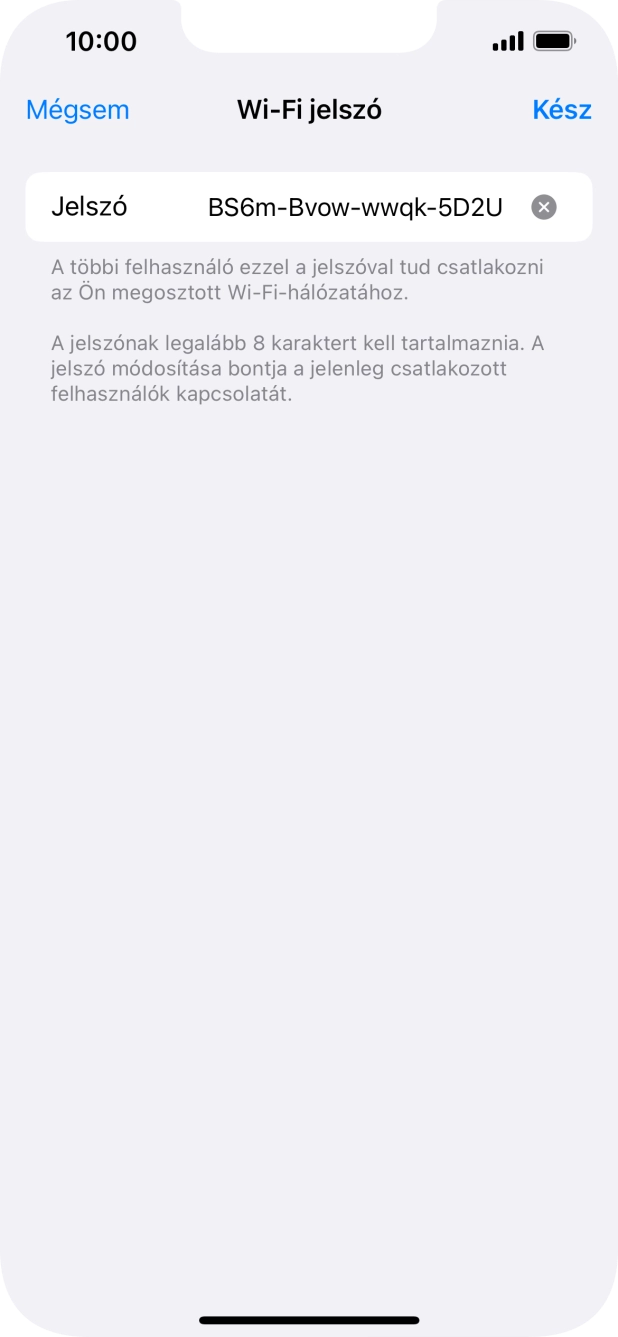Válaszd a Kész lehetőséget.