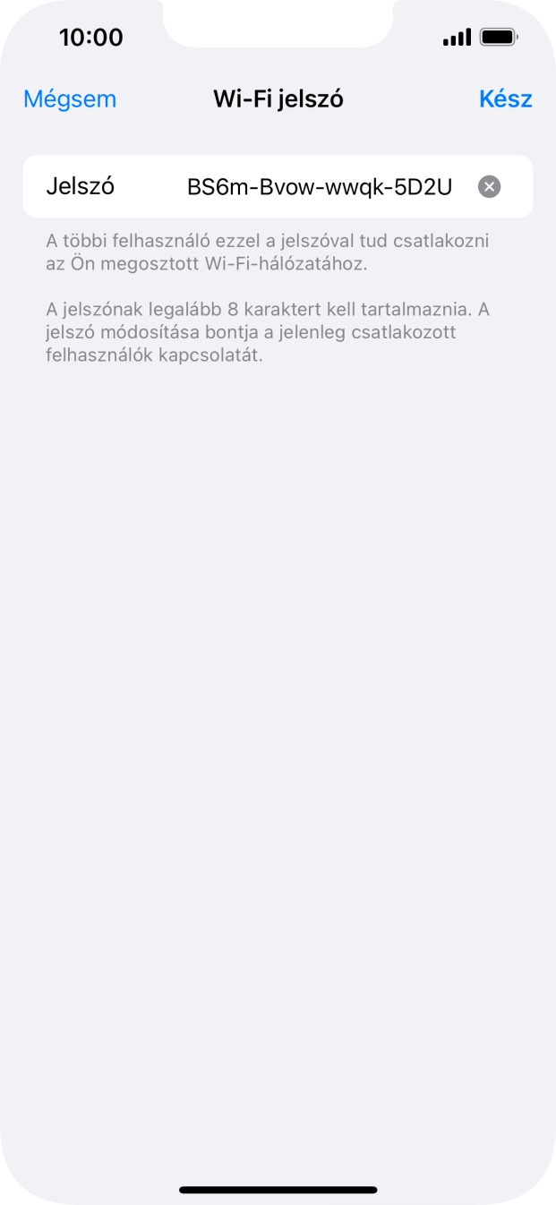 Válaszd a Kész lehetőséget.
