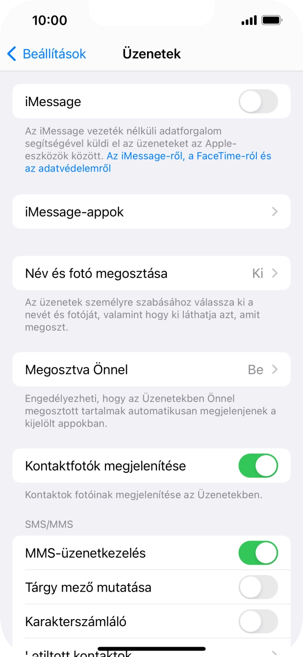 Húzd az ujjad felfelé a kijelző aljáról, hogy visszatérj a kezdőképernyőhöz.