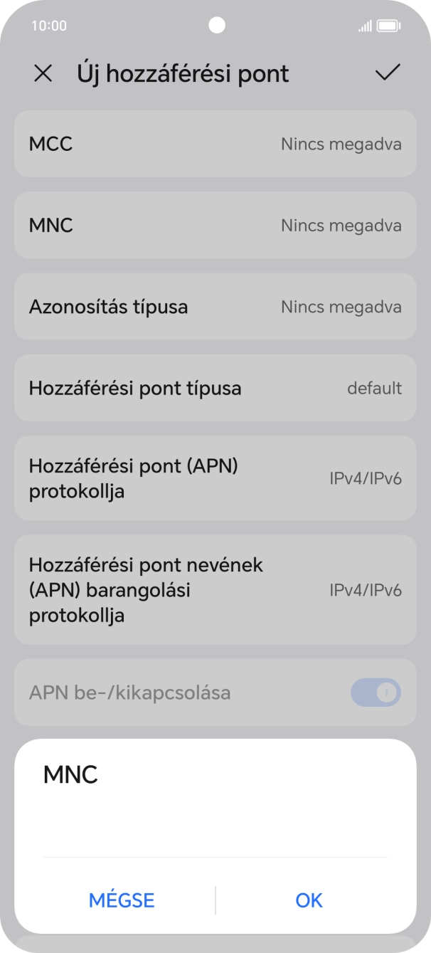 Írd be azt, hogy 70, és válaszd az OK lehetőséget.