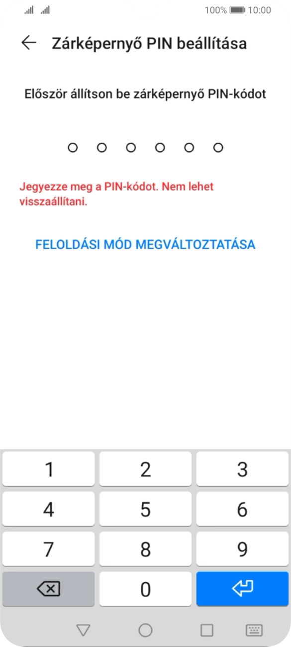 Válaszd a FELOLDÁSI MÓD MEGVÁLTOZTATÁSA lehetőséget.