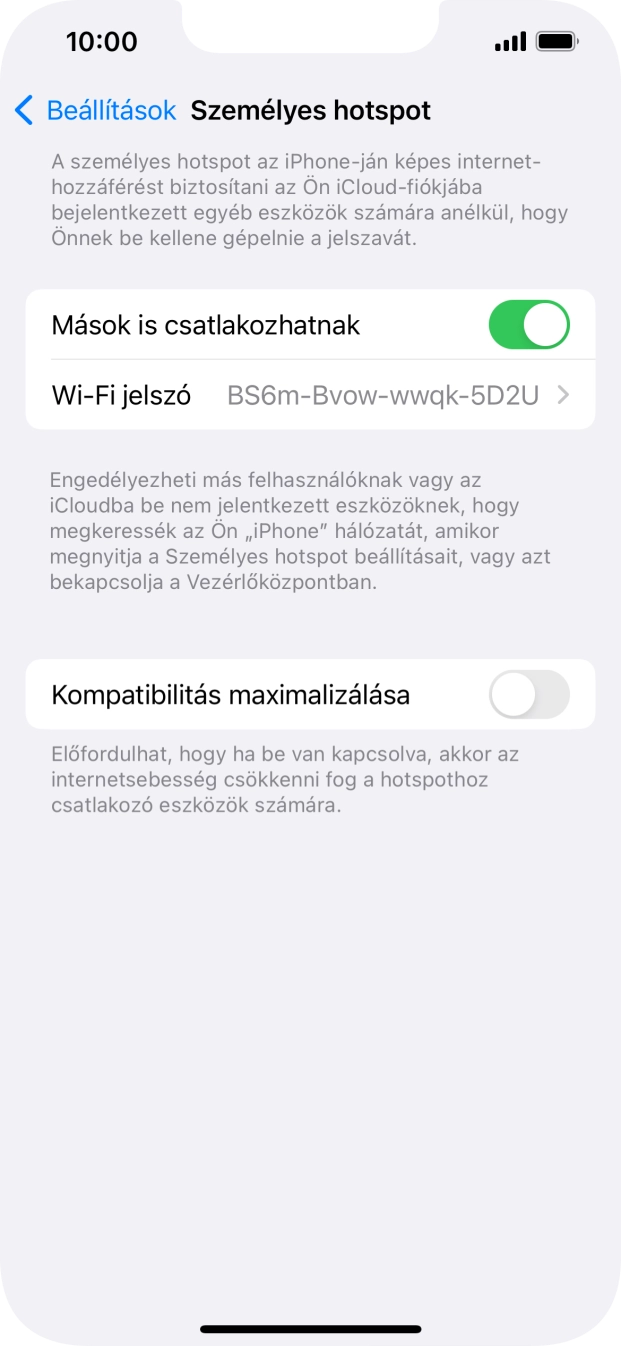 Húzd az ujjad felfelé a kijelző aljáról, hogy visszatérj a kezdőképernyőhöz.