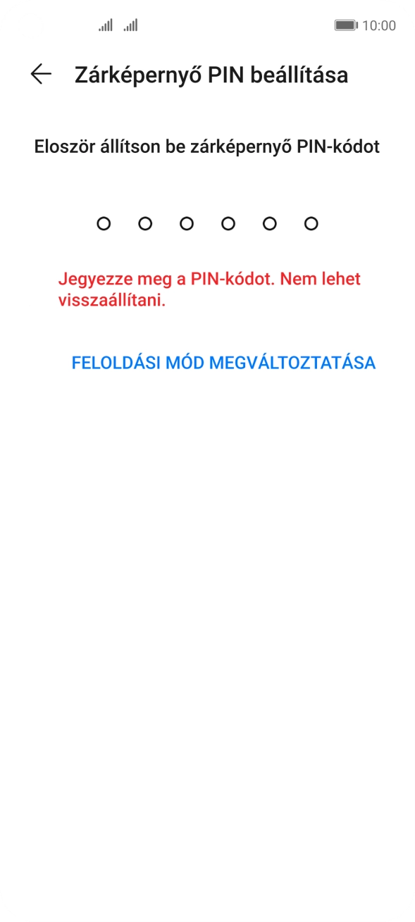Válaszd a FELOLDÁSI MÓD MEGVÁLTOZTATÁSA lehetőséget. Válaszd a FELOLDÁSI MÓD MEGVÁLTOZTATÁSA lehetőséget.