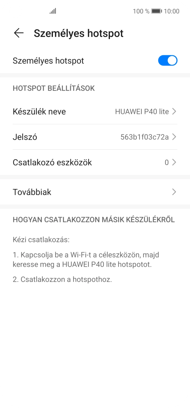 Húzd az ujjad felfelé a kijelző aljáról, hogy visszatérj a kezdőképernyőhöz.