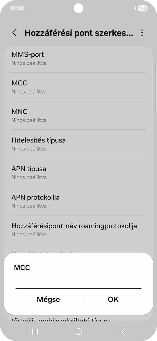 Írd be azt, hogy 216, és válaszd az OK lehetőséget.