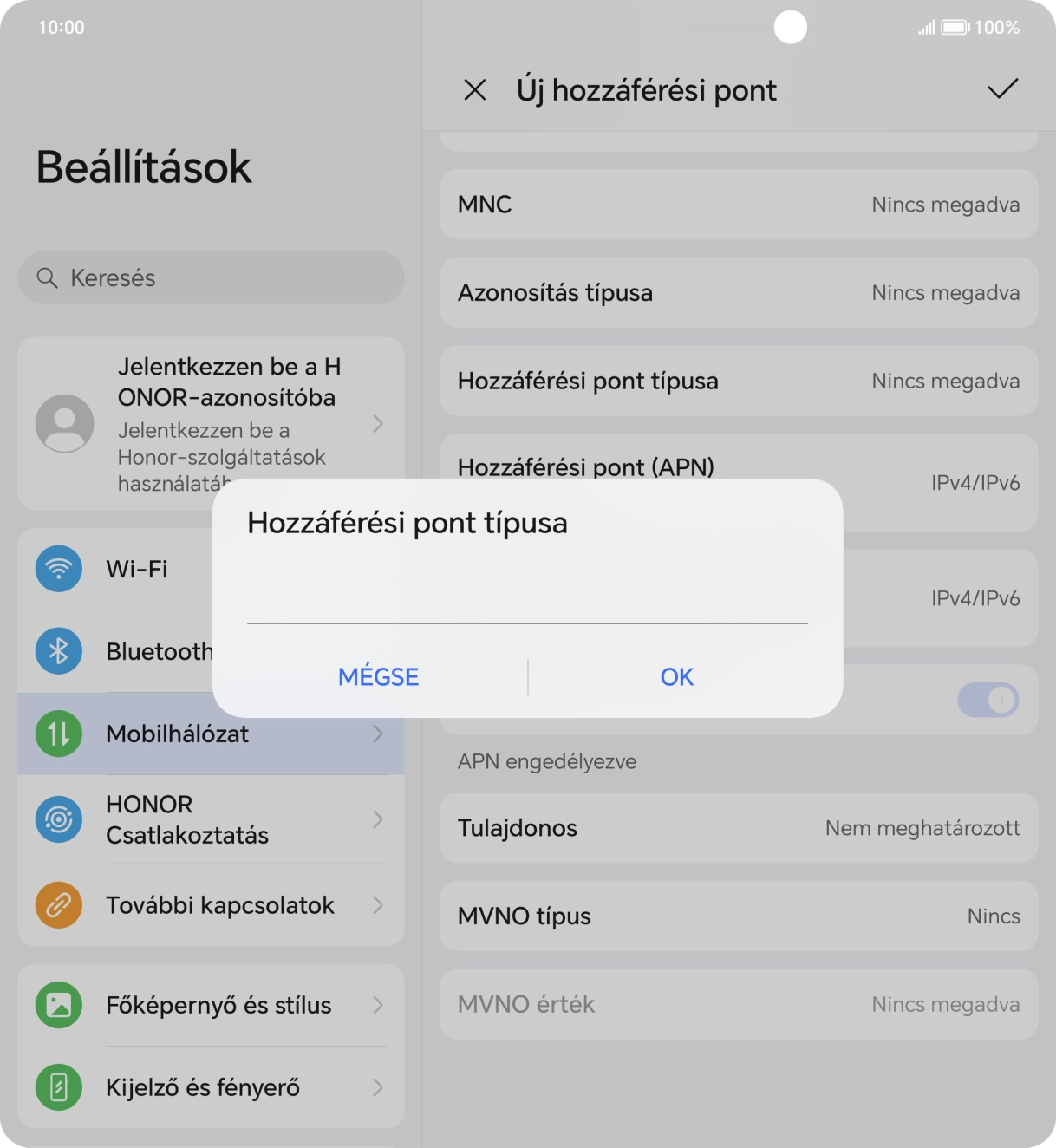 Írd be azt, hogy default, és válaszd az OK lehetőséget.