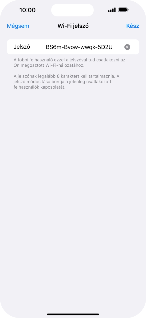 Válaszd a Kész lehetőséget.