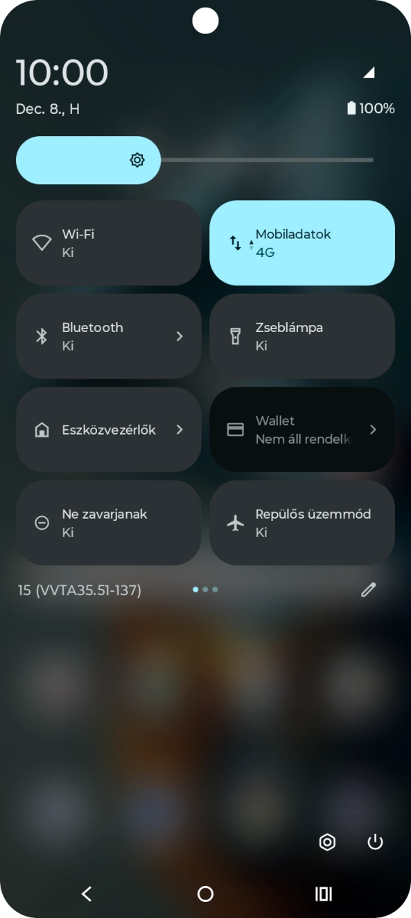 Kattints a beállítások ikonra.