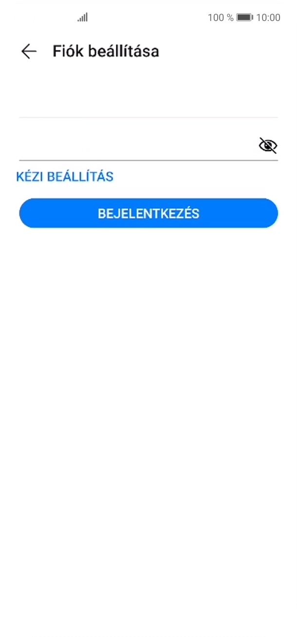 Válaszd a BEJELENTKEZÉS lehetőséget.