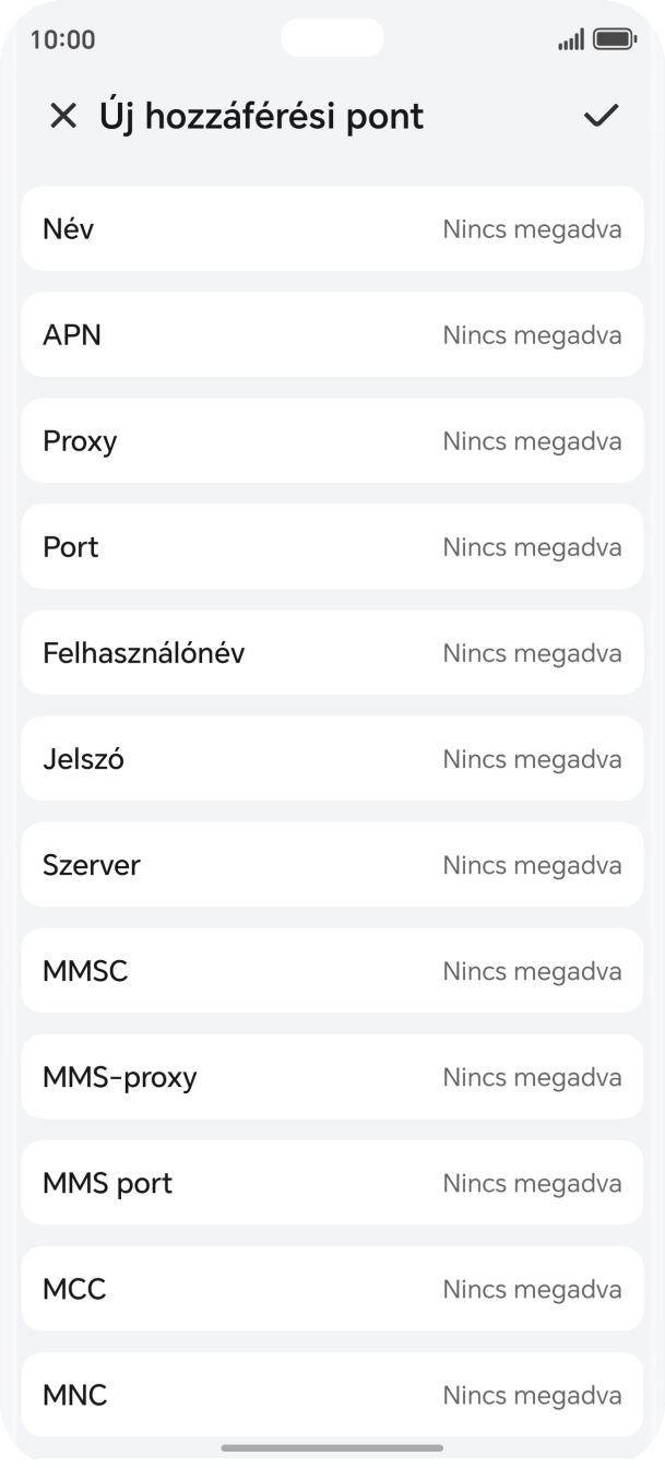 Válaszd a Név lehetőséget.