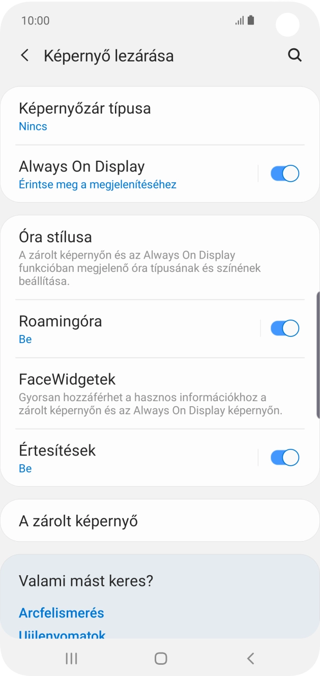 A befejezéshez, és ahhoz, hogy visszatérhess a főképernyőhöz, nyomd meg a főgombot.