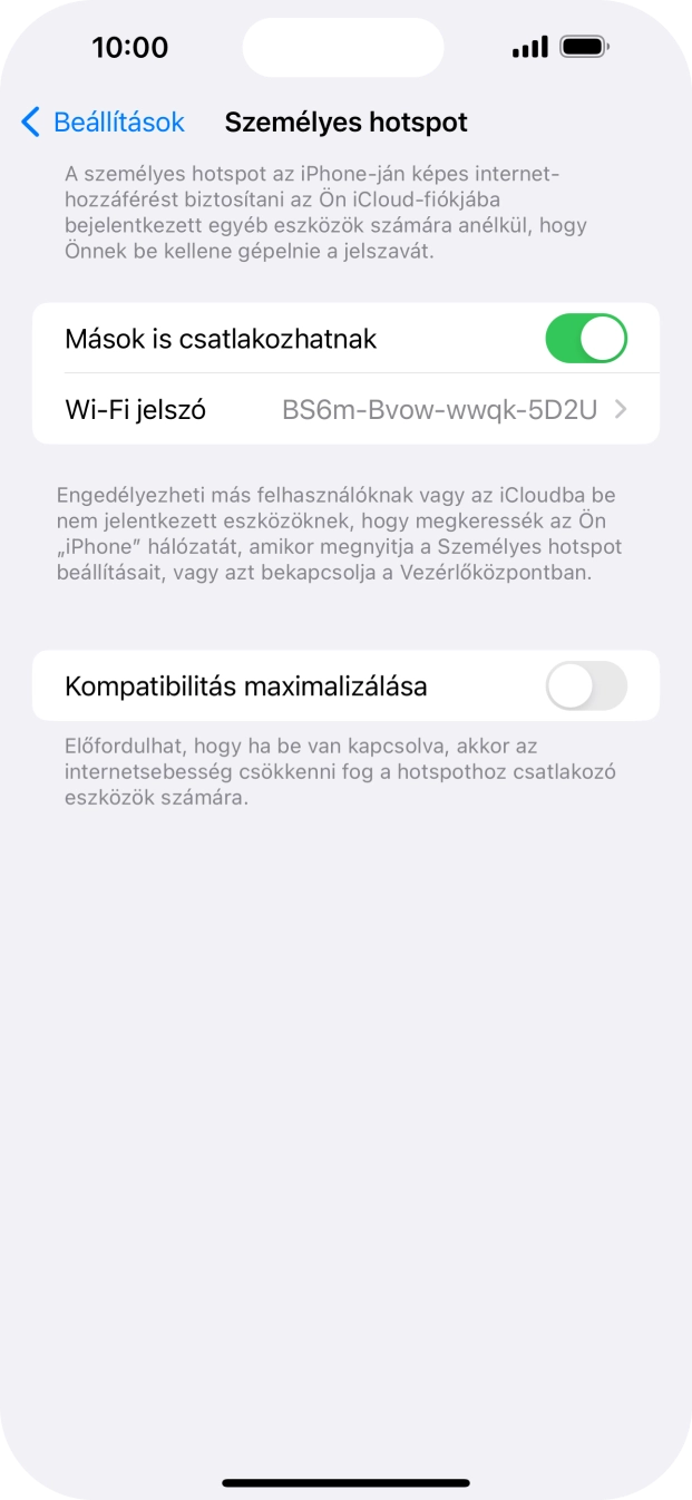 Húzd az ujjad felfelé a kijelző aljáról, hogy visszatérj a kezdőképernyőhöz.