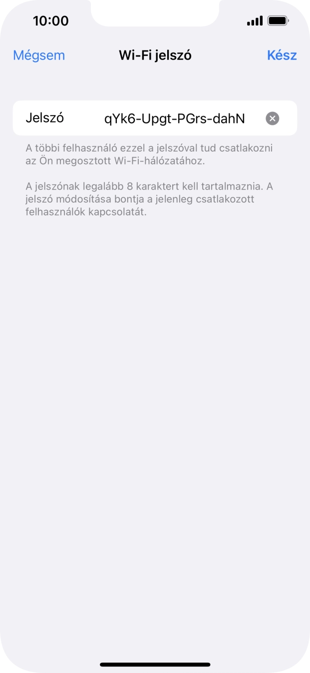Válaszd a Kész lehetőséget.