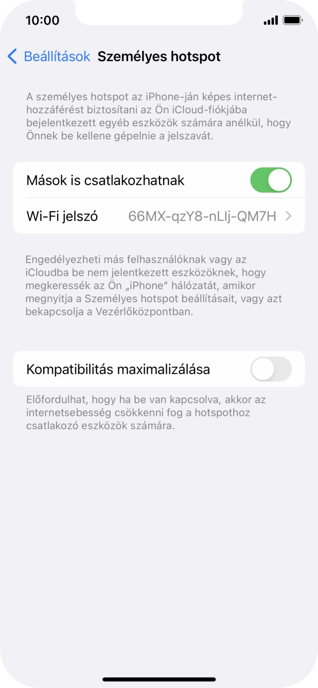 Húzd az ujjad felfelé a kijelző aljáról, hogy visszatérj a kezdőképernyőhöz.