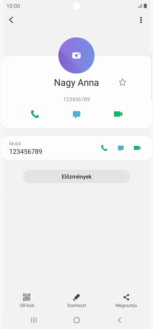 A befejezéshez, és ahhoz, hogy visszatérhess a főképernyőhöz, nyomd meg a főgombot.