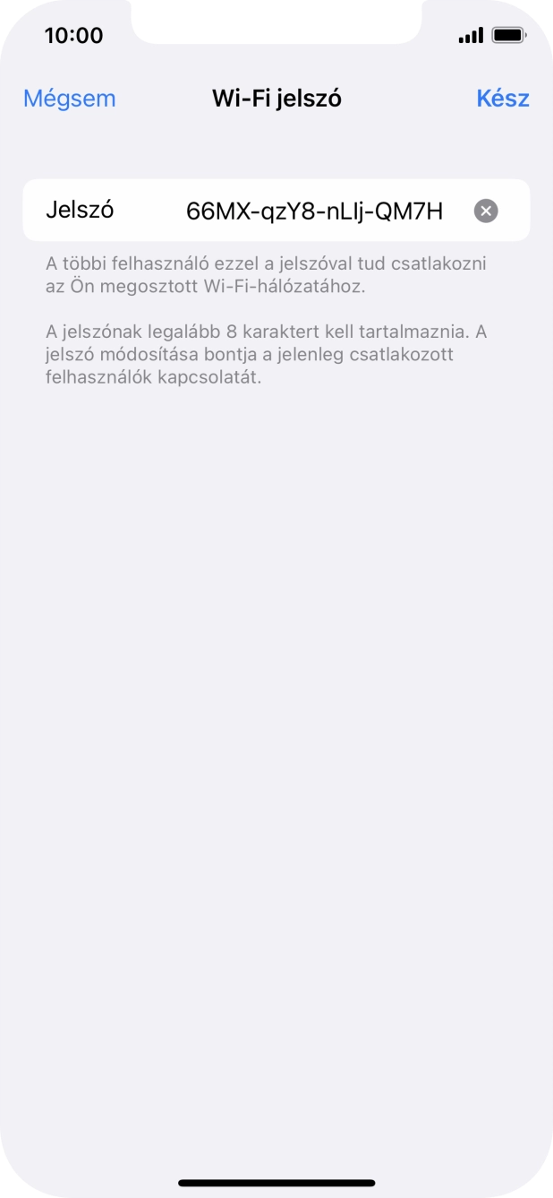 Válaszd a Kész lehetőséget.