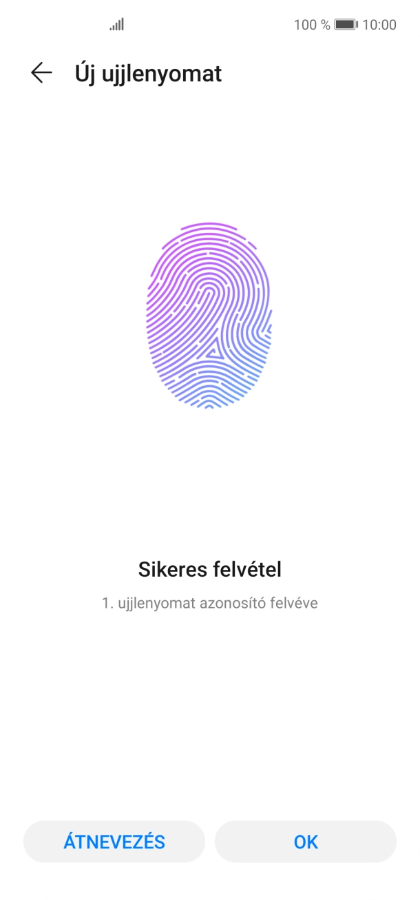 Válaszd az OK lehetőséget. Válaszd az OK lehetőséget.