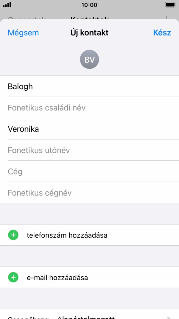 Válaszd a telefonszám hozzáadása lehetőséget. Válaszd a telefonszám hozzáadása lehetőséget.