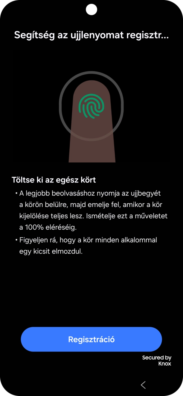 Válaszd a Regisztráció lehetőséget.