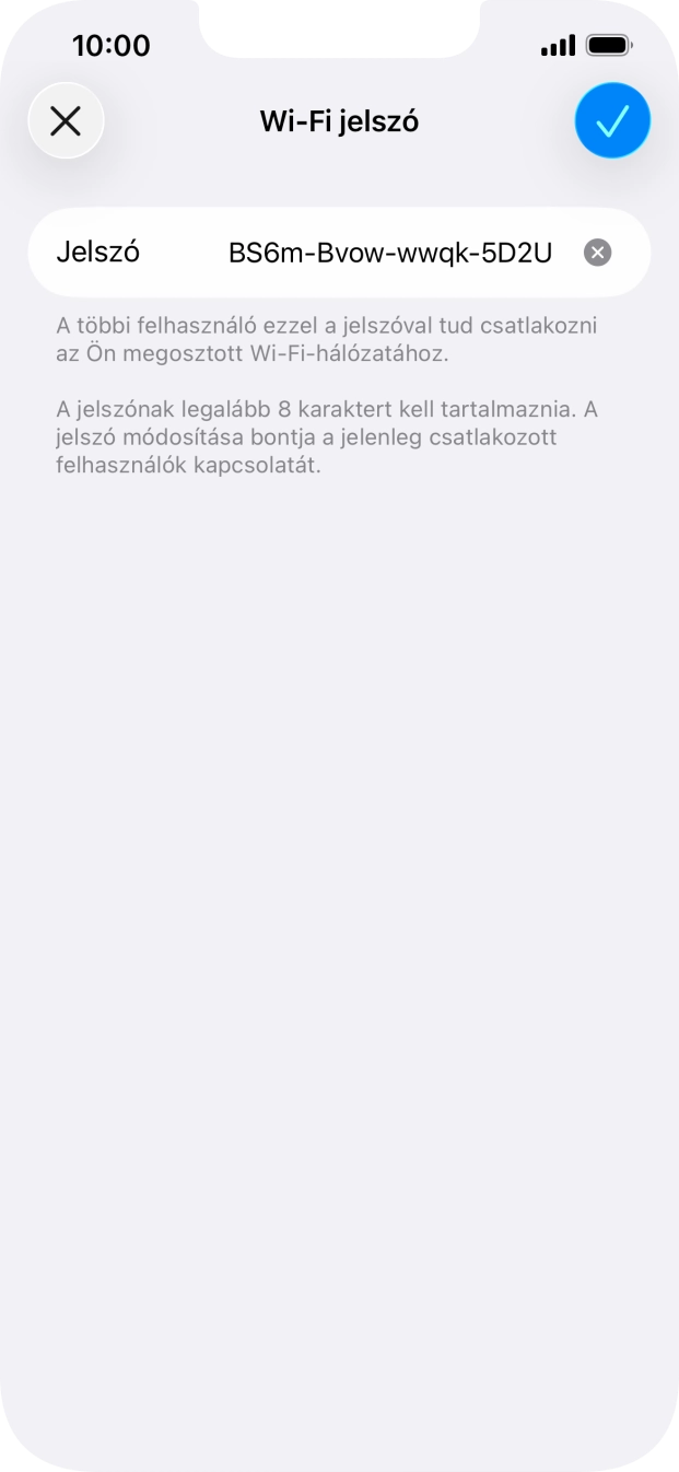 Kattints a jóváhagyás ikonra.