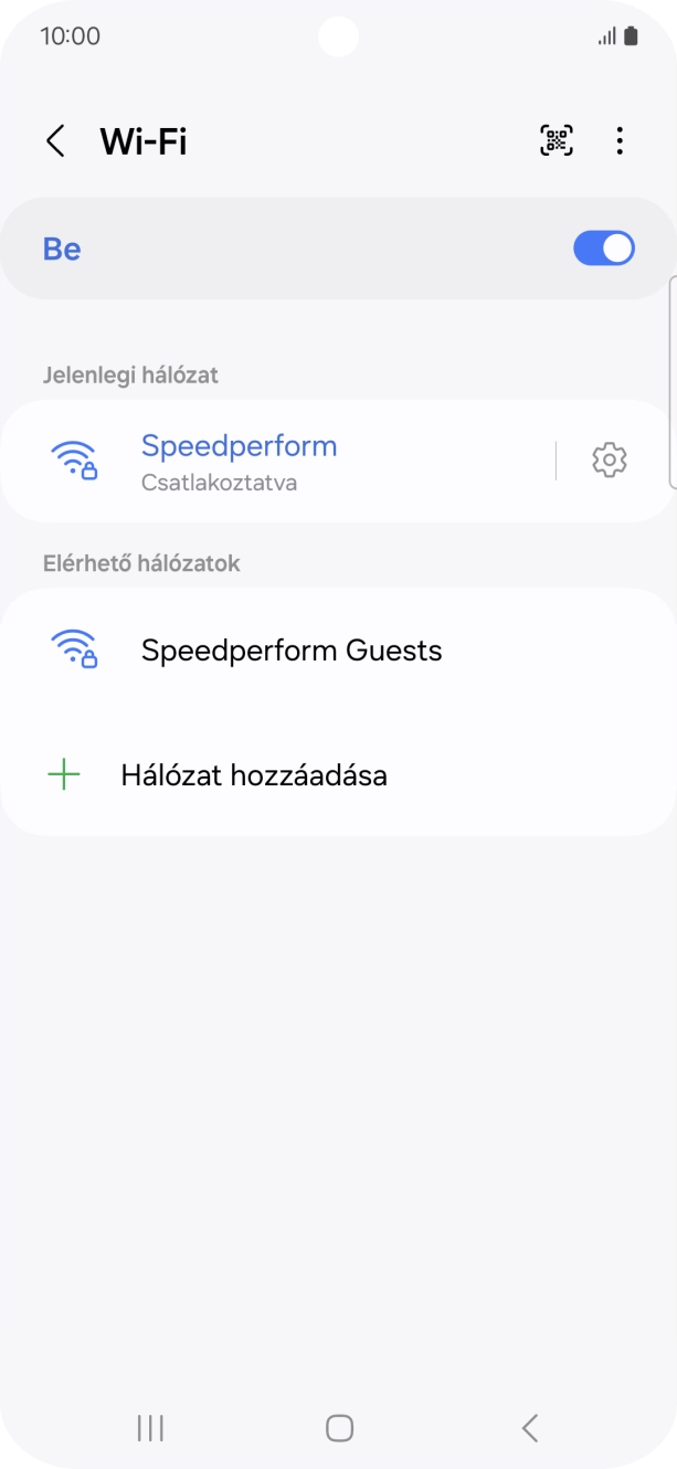 A befejezéshez, és ahhoz, hogy visszatérhess a főképernyőhöz, nyomd meg a főgombot.
