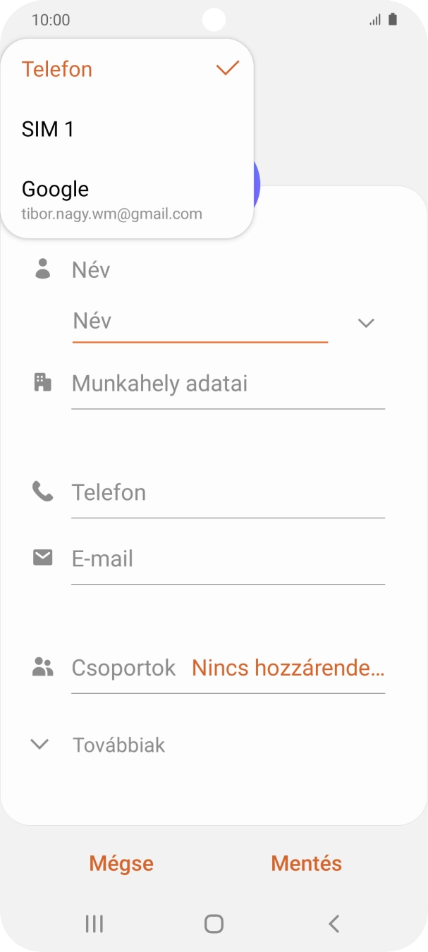 Válaszd a Telefon lehetőséget. Válaszd a Telefon lehetőséget.