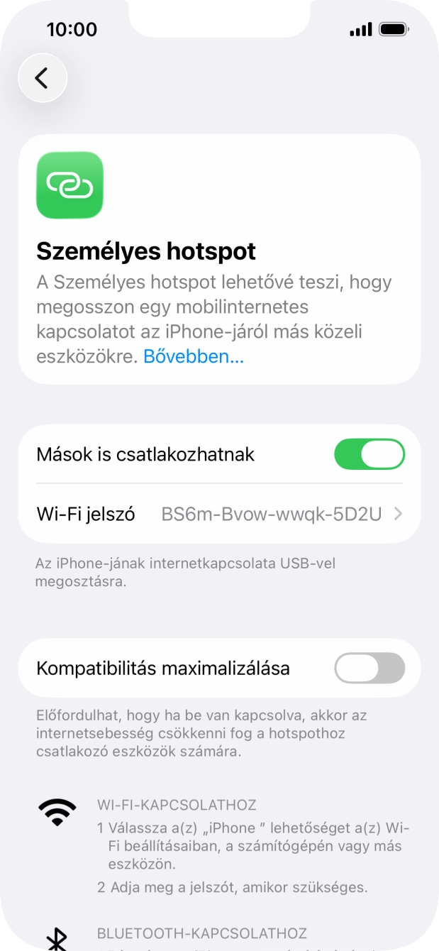 Húzd az ujjad felfelé a kijelző aljáról, hogy visszatérj a kezdőképernyőhöz.