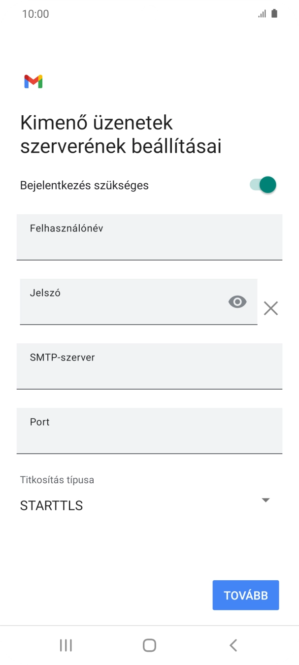 Kattints a „Bejelentkezés szükséges” melletti csúszkára a funkció be- vagy kikapcsolásához.