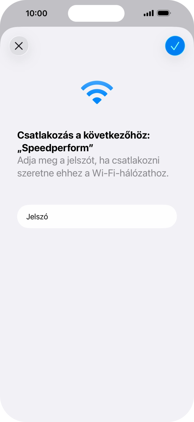 Kattints a jóváhagyás ikonra.